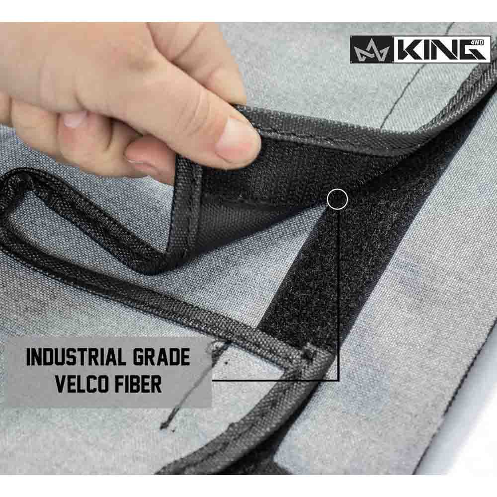 King 4WD Replacement Soft Upper Doors Tinted - Pair - TJ by King 4WD
