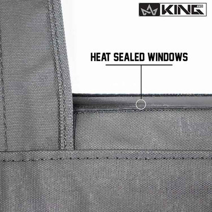 King 4WD Replacement Soft Upper Doors Tinted - Pair - TJ by King 4WD