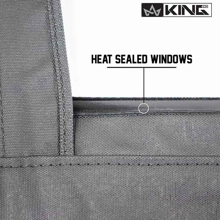 King 4WD Replacement Soft Upper Doors - Pair - TJ by King 4WD