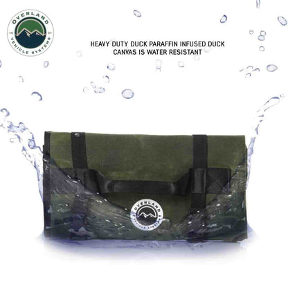 OVS Rolled Bag General Tools With Handle And Straps - #16 Waxed Canvas by OVS