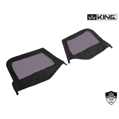 King 4WD Replacement Soft Upper Doors Tinted - Pair - TJ by King 4WD