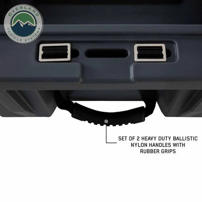 OVS D.B.S. - Dark Grey 169 QT Dry Box with Wheels, Drain, and Bottle Opener by OVS