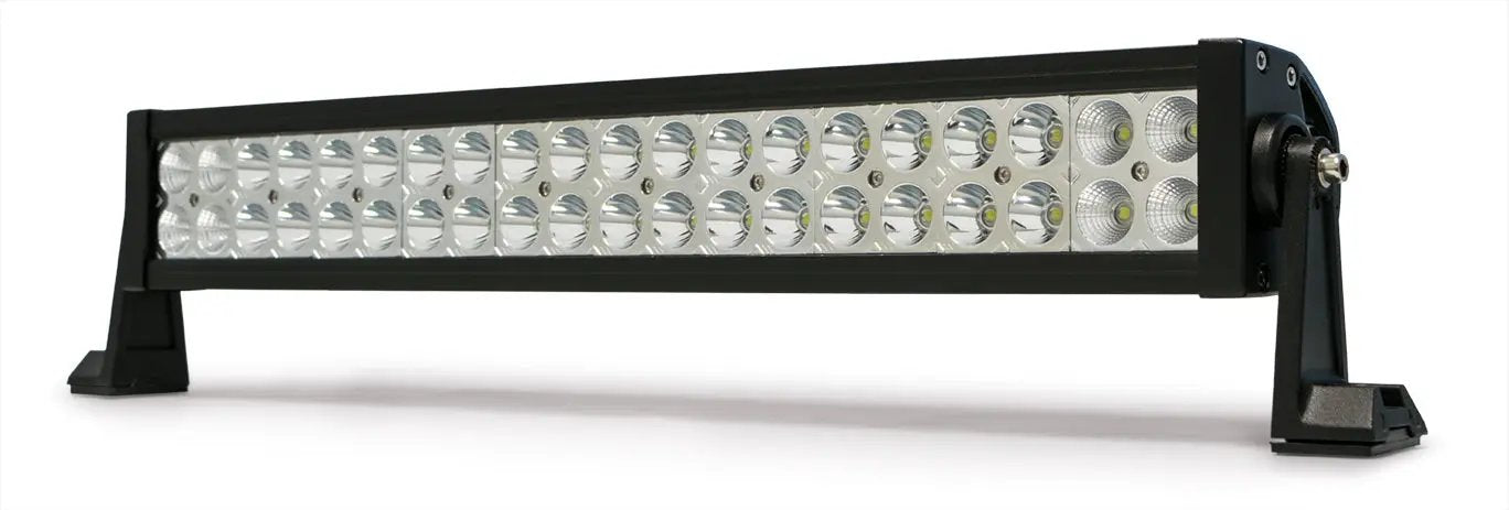 DV8 Offroad 20 in. Dual Row LED Light Bar; Chrome Face by DV8 Offroad