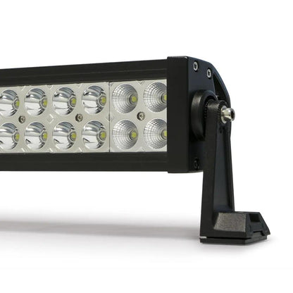 DV8 Offroad 20 in. Dual Row LED Light Bar; Chrome Face by DV8 Offroad