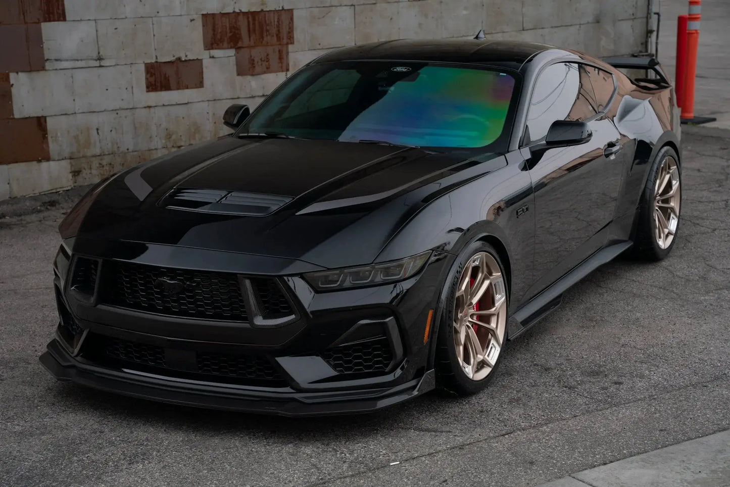 NYTOP 2024-Current Ford Mustang GT Dry Carbon Grille Inserts by NYTOP