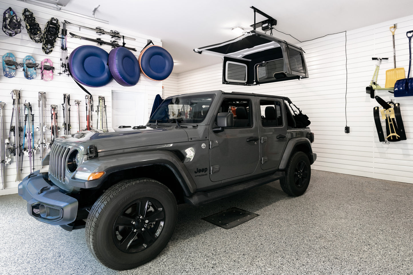 Bestop HOSS Hardtop Hoist - Jeep 2018-26 Wrangler JL (Black)