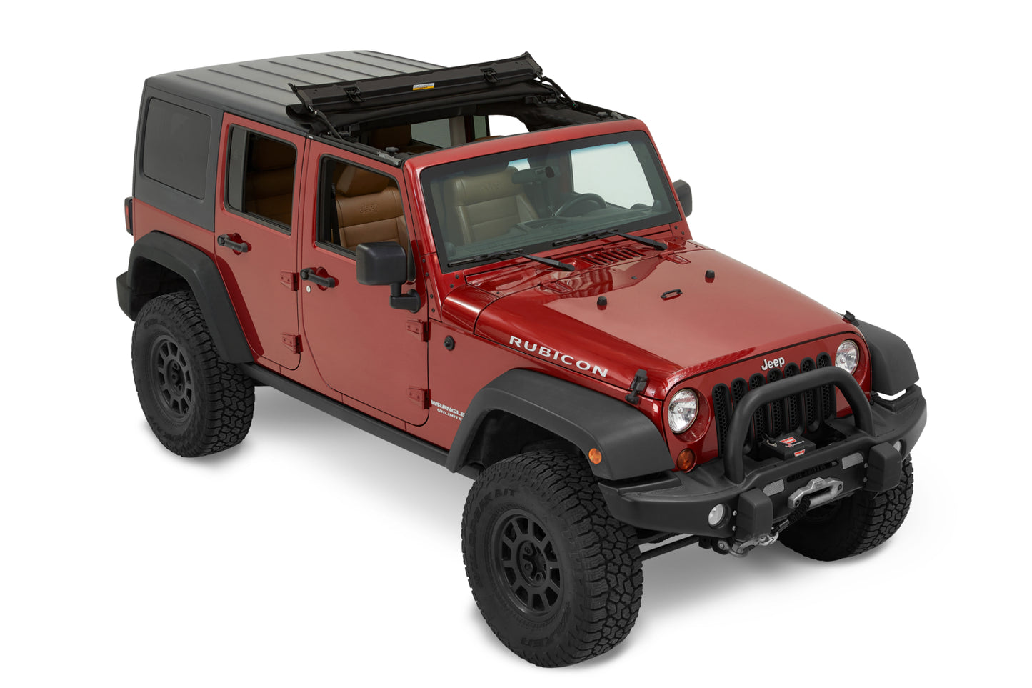 Bestop Sunrider for Hardtop - Jeep '07-18 Wrangler JK (Premium Black Twill; 2-Door or 4-Door)