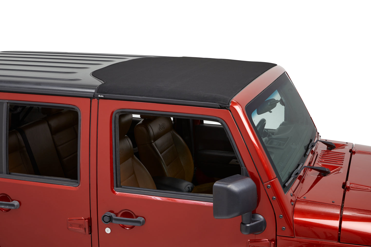 Bestop Sunrider for Hardtop - Jeep '07-18 Wrangler JK (Premium Black Twill; 2-Door or 4-Door)