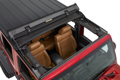 Bestop Sunrider for Hardtop - Jeep '07-18 Wrangler JK (Premium Black Twill; 2-Door or 4-Door)