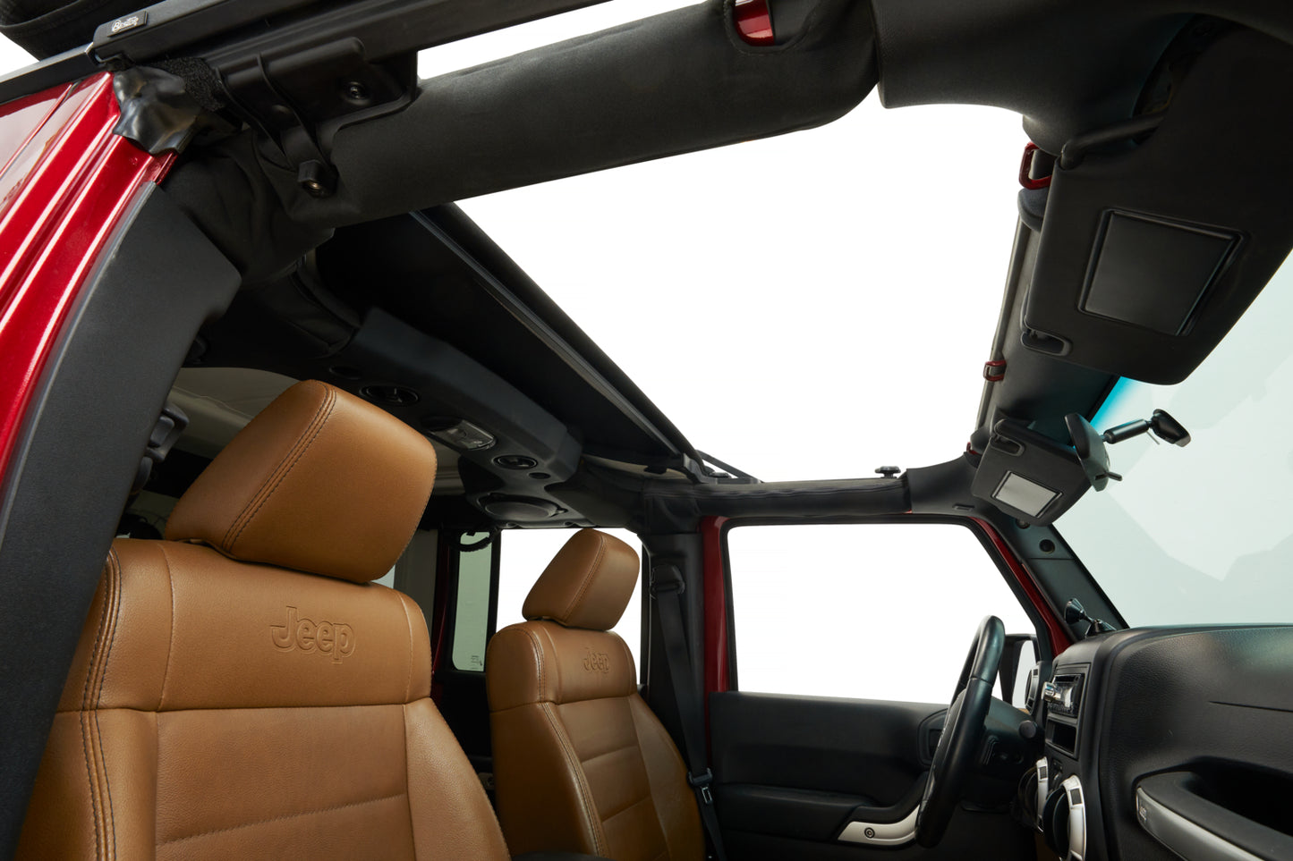 Bestop Sunrider for Hardtop - Jeep '07-18 Wrangler JK (Premium Black Twill; 2-Door or 4-Door)