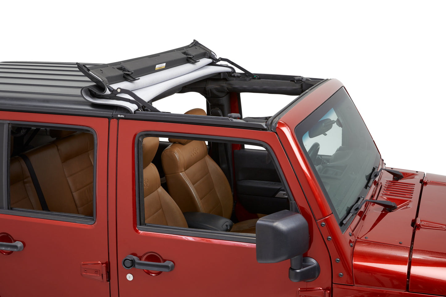 Bestop Sunrider for Hardtop - Jeep '07-18 Wrangler JK (Black Diamond; 2-Door or 4-Door)