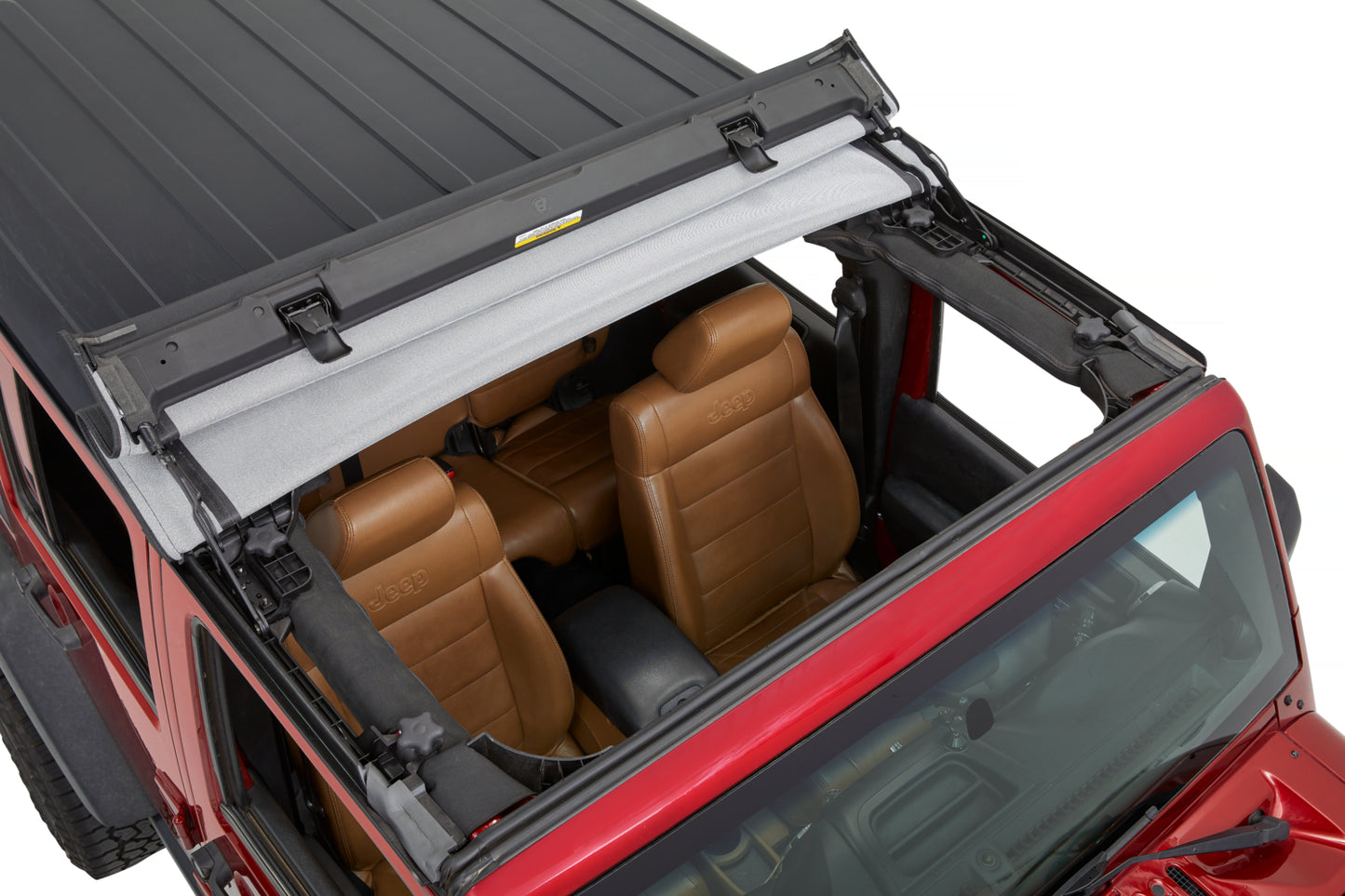 Bestop Sunrider for Hardtop - Jeep '07-18 Wrangler JK (Black Diamond; 2-Door or 4-Door)