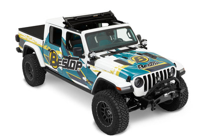 Bestop Sunrider for Hardtop - Jeep '20-26 Gladiator / '18-26 Wrangler JL (Premium Black Twill)