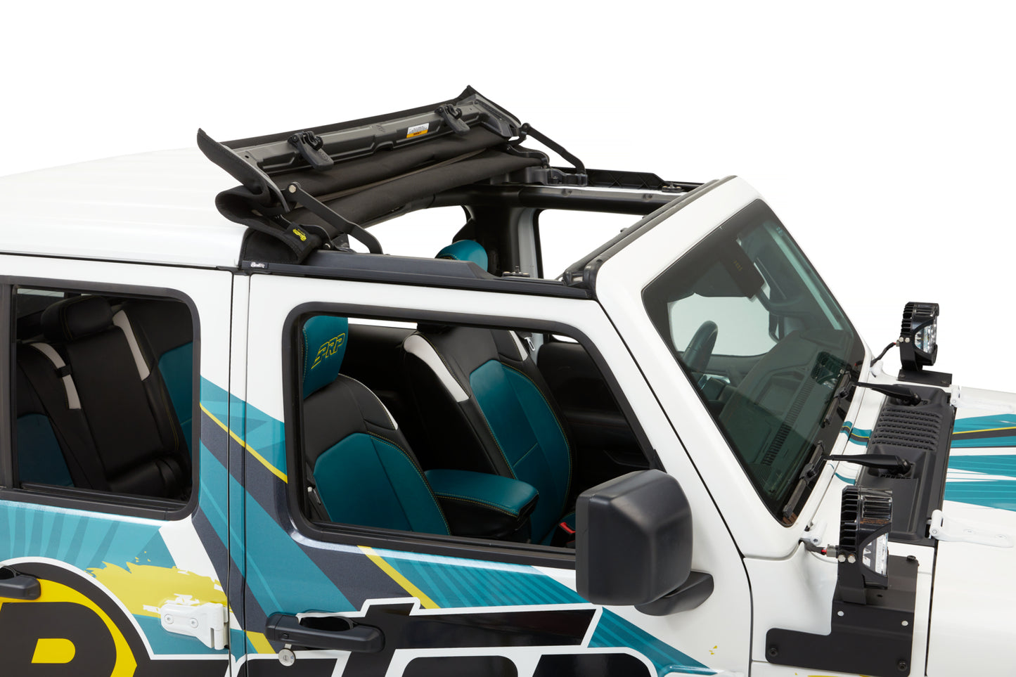 Bestop Sunrider for Hardtop - Jeep '20-26 Gladiator / '18-26 Wrangler JL (Premium Black Twill)