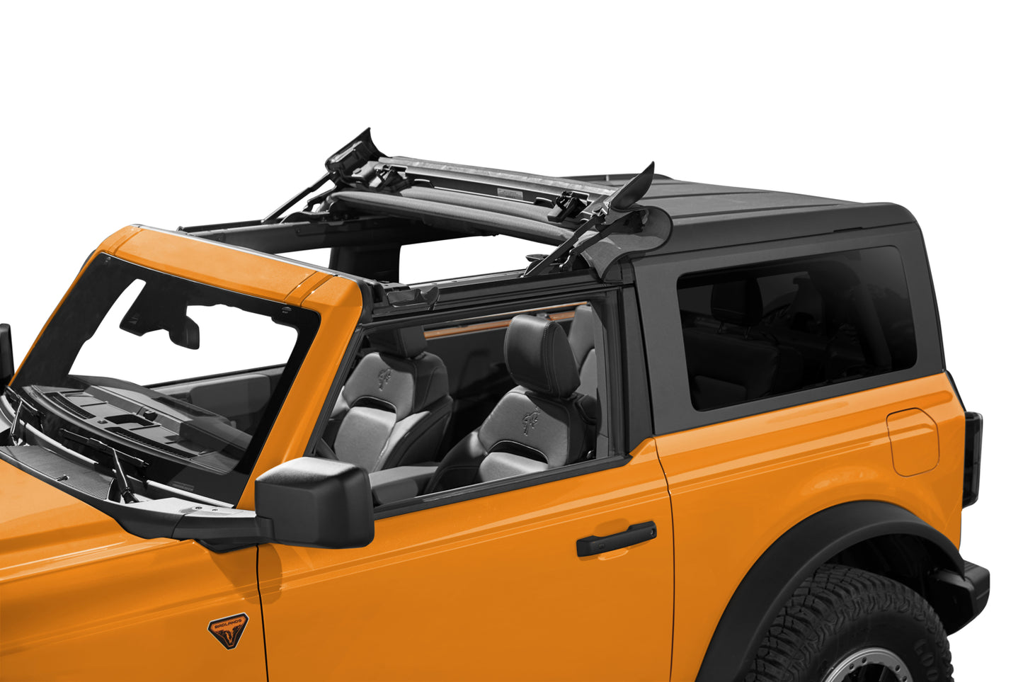 Bestop Sunrider for Hardtop - '21-27 Bronco; Bronco Raptor;  2-Door (Black Diamond)