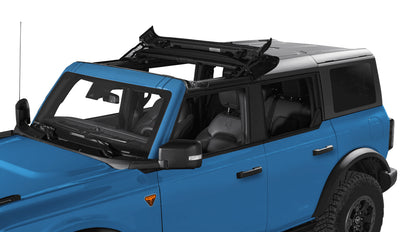 Bestop Sunrider for Hardtop - '21-27 Bronco; Bronco Raptor;  4-Door (Premium Black Twill)