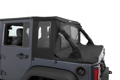 Bestop Halftop Soft Top - Jeep '07-18 Wrangler JK 4-Door (Black Diamond)