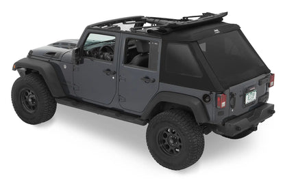 Bestop JEEP(R) Trektop Glide - Jeep '07-18 Wrangler JK 4-Door (Premium Black Twill) by Bestop