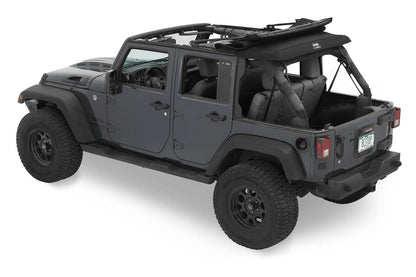 Bestop JEEP(R) Trektop Glide - Jeep '07-18 Wrangler JK 4-Door (Black Diamond) by Bestop
