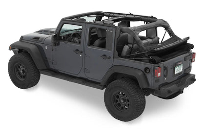 Bestop JEEP(R) Trektop Glide - Jeep '07-18 Wrangler JK 4-Door (Black Diamond) by Bestop
