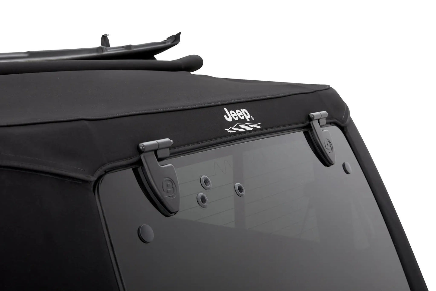 Bestop JEEP(R) Trektop Pro - Jeep '07-18 Wrangler JK 2-Door (Premium Black Twill) by Bestop