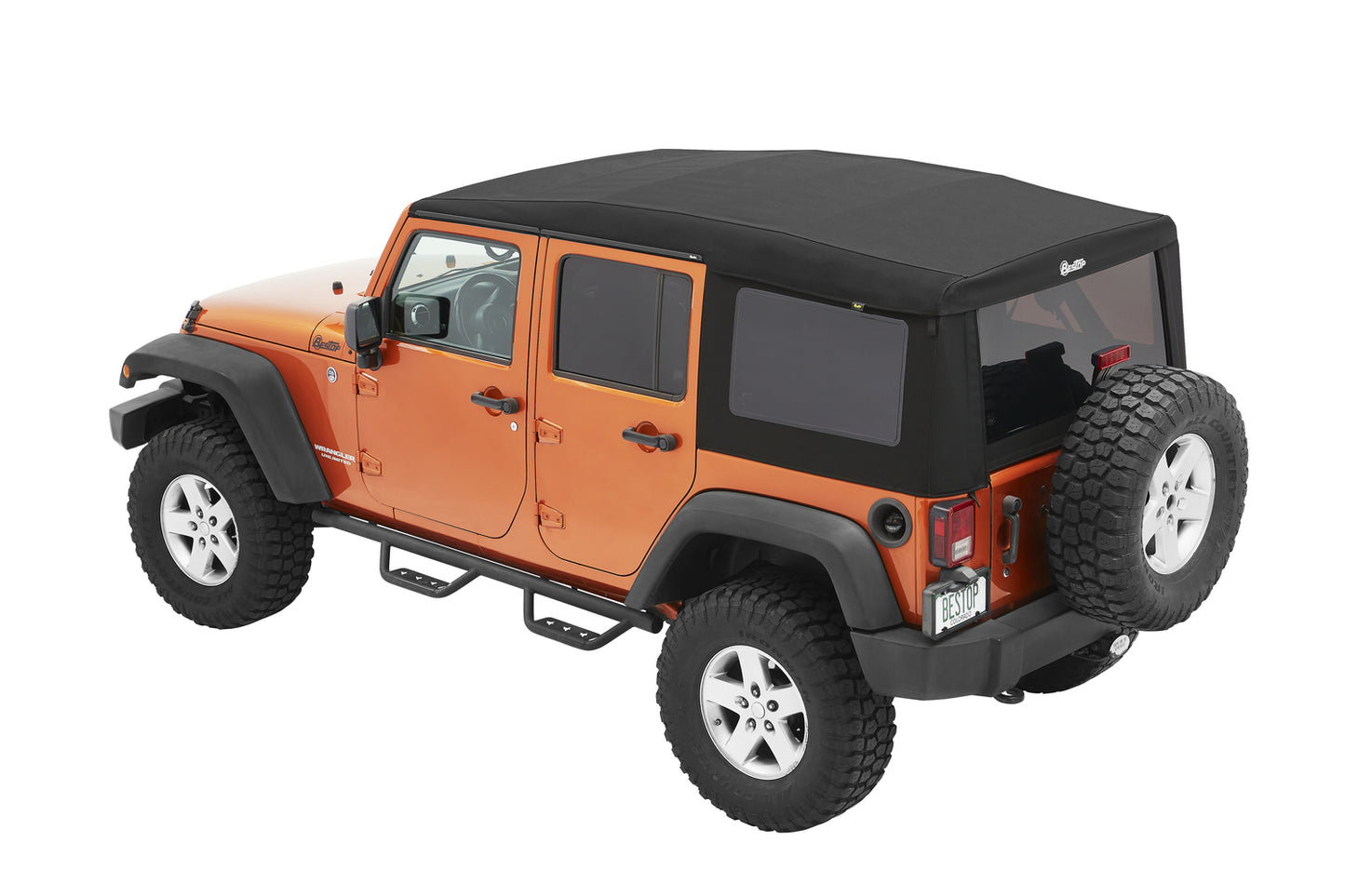 Bestop Supertop Ultra - Jeep '07-18 Wrangler JK 4-Door (Premium Black Twill)