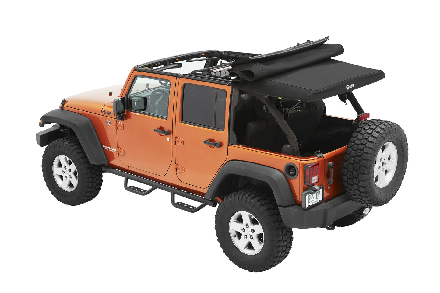 Bestop Supertop Ultra - Jeep '07-18 Wrangler JK 4-Door (Premium Black Twill)