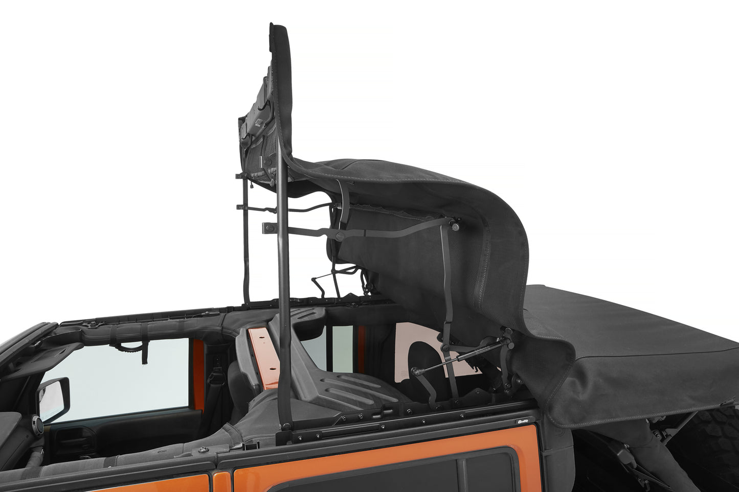 Bestop Supertop Ultra - Jeep '07-18 Wrangler JK 4-Door (Premium Black Twill)