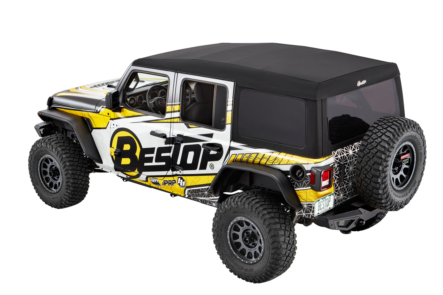 Bestop Supertop Ultra - Jeep '18-26 Wrangler JL 4-Door (Premium Black Twill)