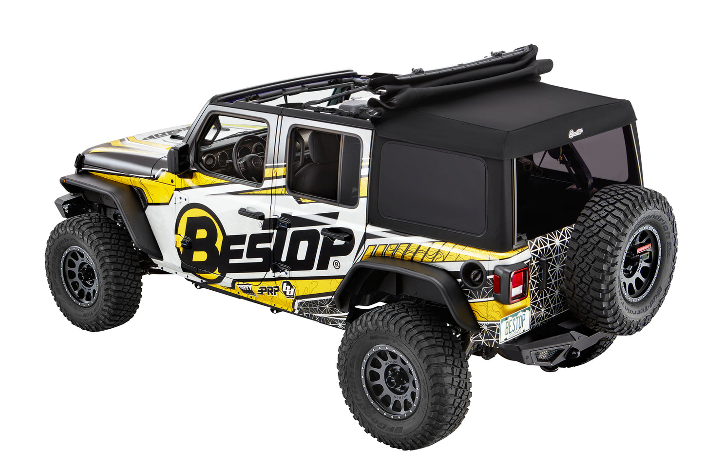 Bestop Supertop Ultra - Jeep '18-26 Wrangler JL 4-Door (Premium Black Twill)