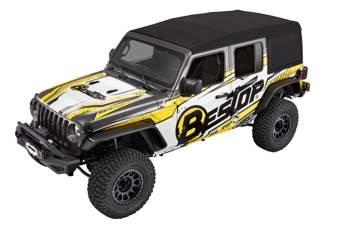 Bestop Supertop Ultra - Jeep '18-26 Wrangler JL 4-Door (Premium Black Twill)
