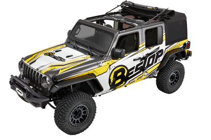 Bestop Supertop Ultra - Jeep '18-26 Wrangler JL 4-Door (Premium Black Twill)