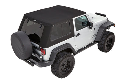Bestop Trektop Pro - Jeep '07-18 Wrangler JK 2-Door (Premium Black Twill)