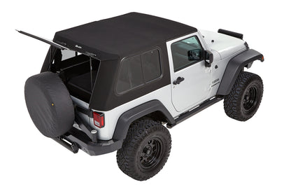 Bestop Trektop Pro - Jeep '07-18 Wrangler JK 2-Door (Premium Black Twill)