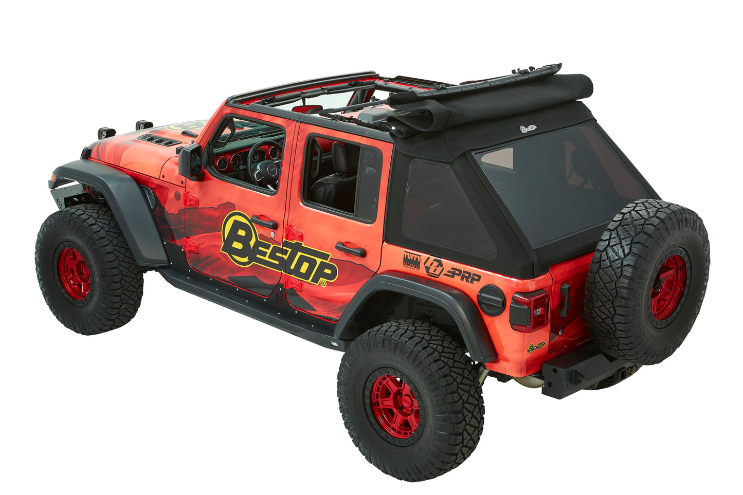 Bestop Trektop Ultra - Jeep '18-26 Wrangler JL 4-Door (Premium Black Twill)