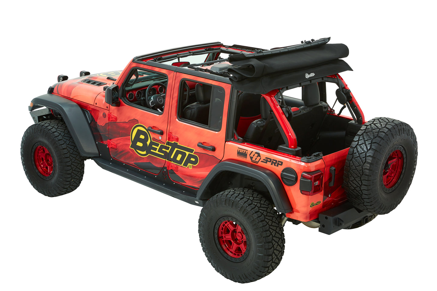 Bestop Trektop Ultra - Jeep '18-26 Wrangler JL 4-Door (Premium Black Twill)