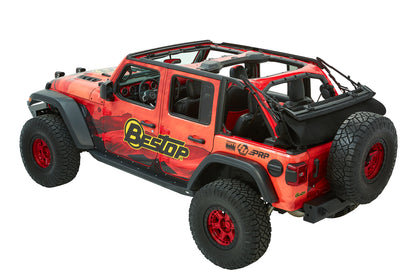 Bestop Trektop Ultra - Jeep '18-26 Wrangler JL 4-Door (Premium Black Twill)