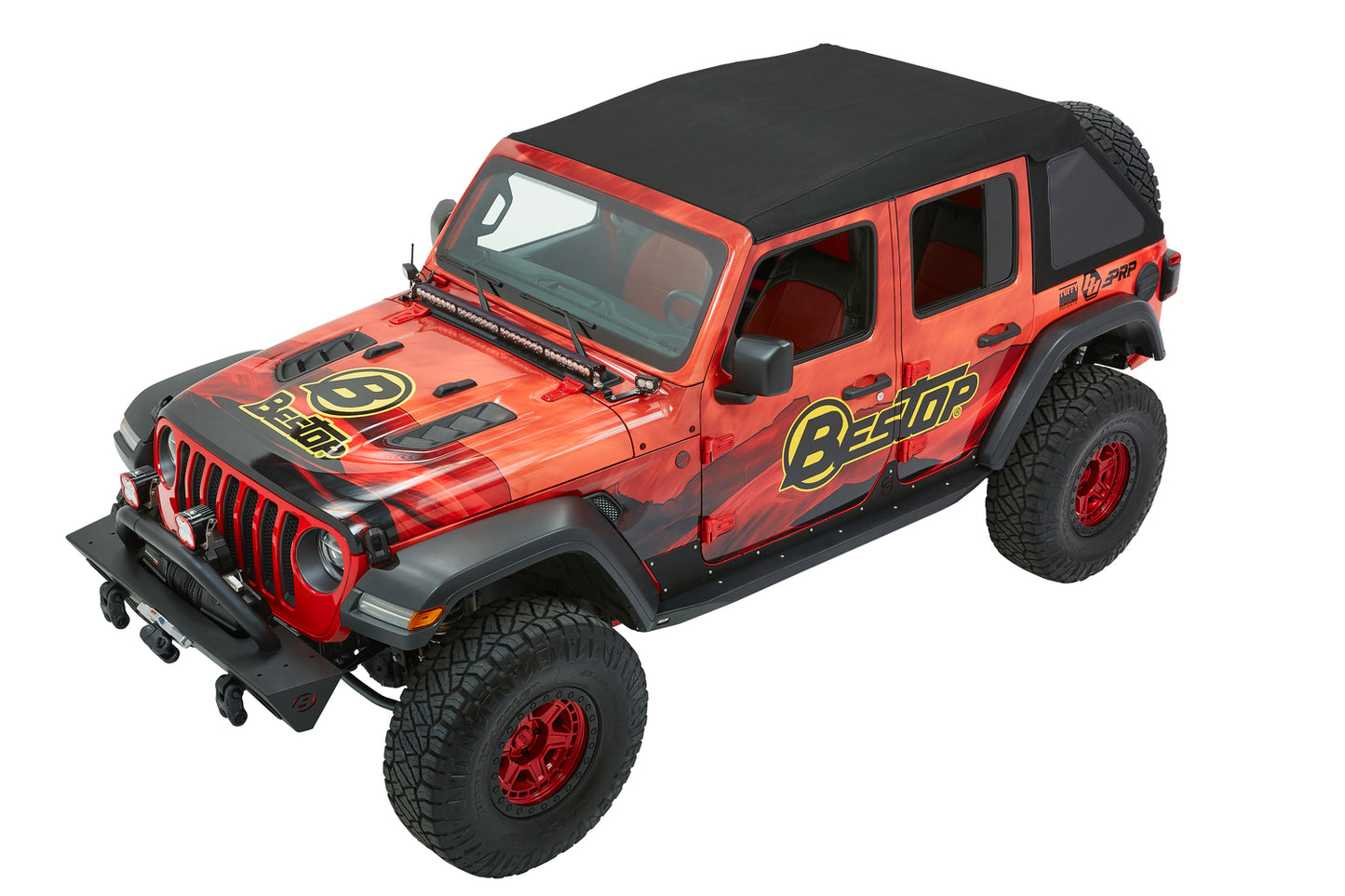 Bestop Trektop Ultra - Jeep '18-26 Wrangler JL 4-Door (Premium Black Twill)