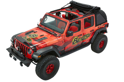 Bestop Trektop Ultra - Jeep '18-26 Wrangler JL 4-Door (Premium Black Twill)