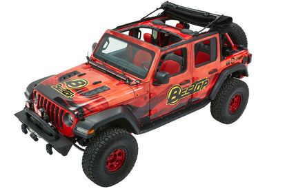 Bestop Trektop Ultra - Jeep '18-26 Wrangler JL 4-Door (Premium Black Twill)
