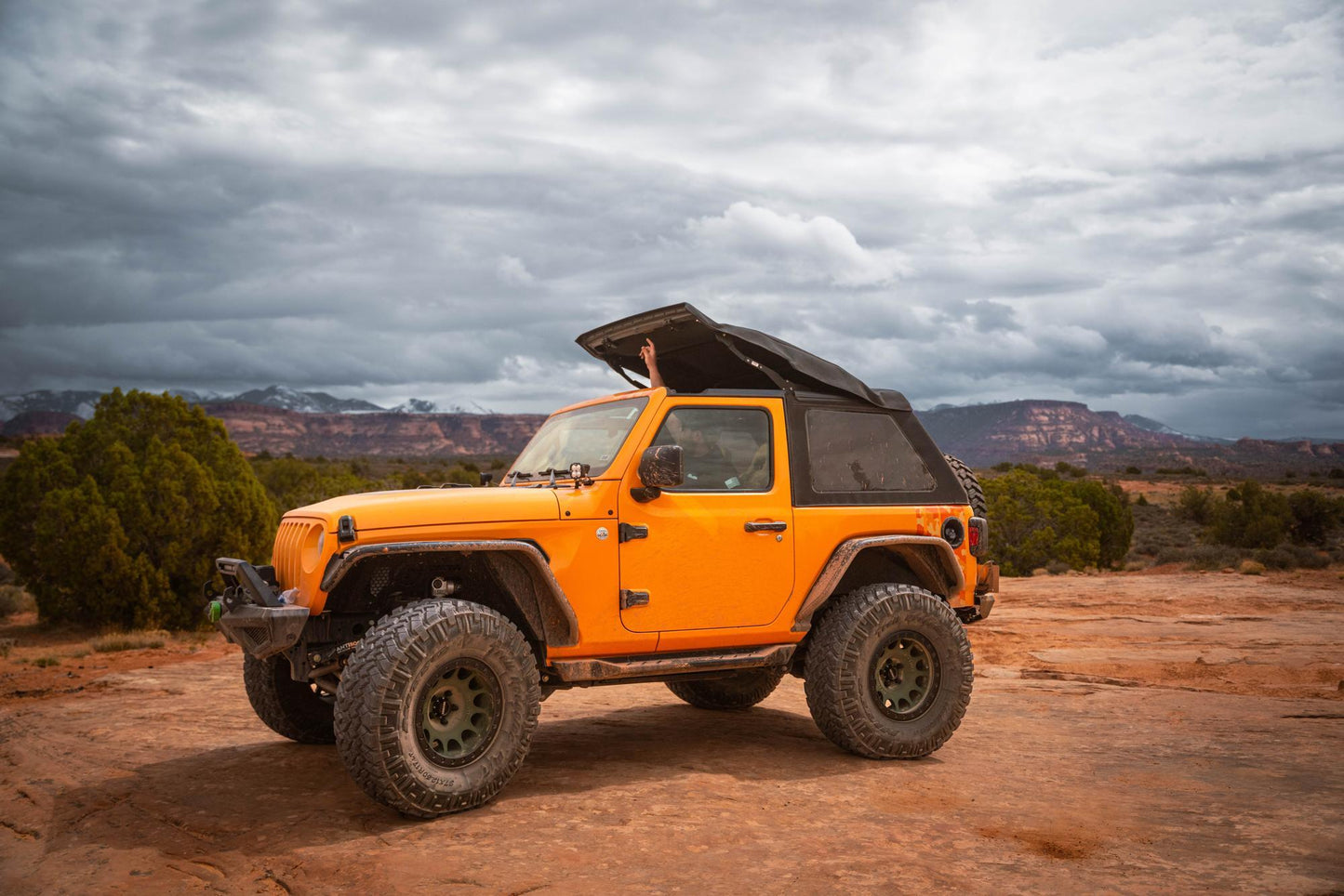 Bestop Trektop Glide 2-Door for JL - Jeep 2018-26 Wrangler JL (Premium Black Twill)