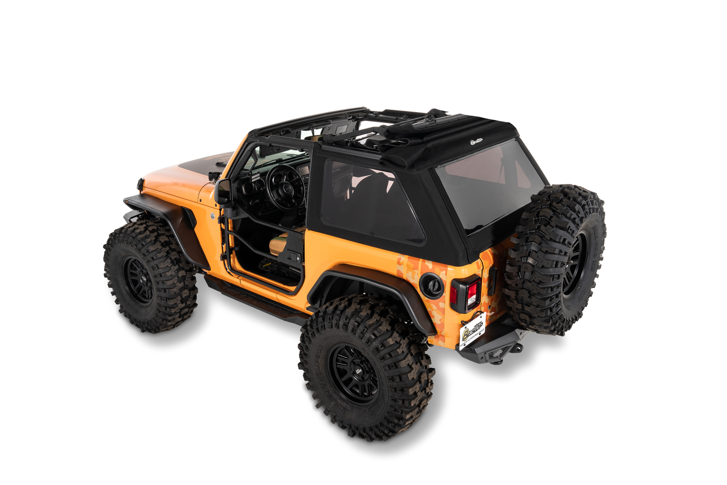 Bestop Trektop Glide 2-Door for JL - Jeep 2018-26 Wrangler JL (Premium Black Twill)