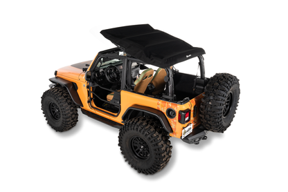 Bestop Trektop Glide 2-Door for JL - Jeep 2018-26 Wrangler JL (Premium Black Twill)