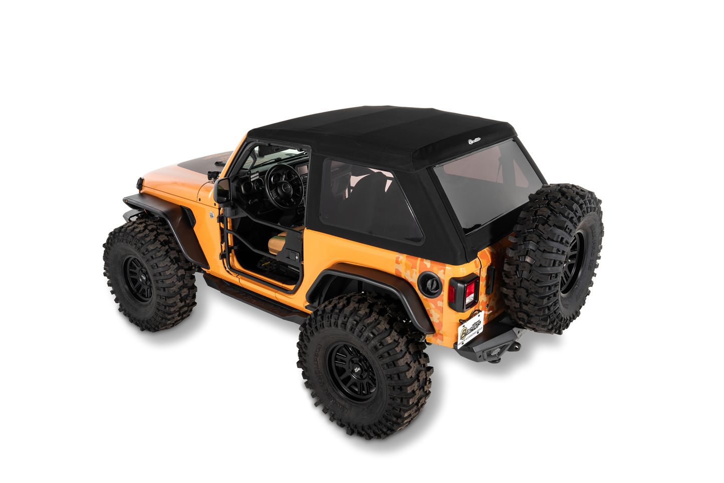 Bestop Trektop Glide 2-Door for JL - Jeep 2018-26 Wrangler JL (Premium Black Twill)