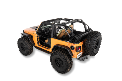 Bestop Trektop Glide 2-Door for JL - Jeep 2018-26 Wrangler JL (Premium Black Twill)