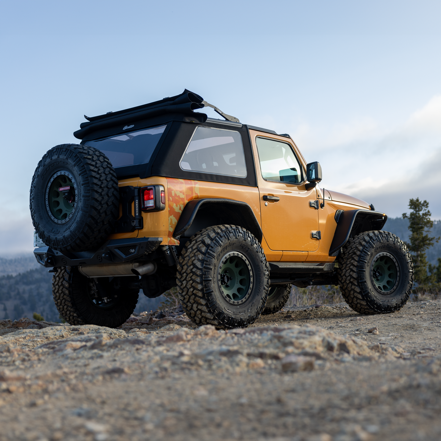 Bestop Trektop Glide 2-Door for JL - Jeep 2018-26 Wrangler JL (Black Diamond)