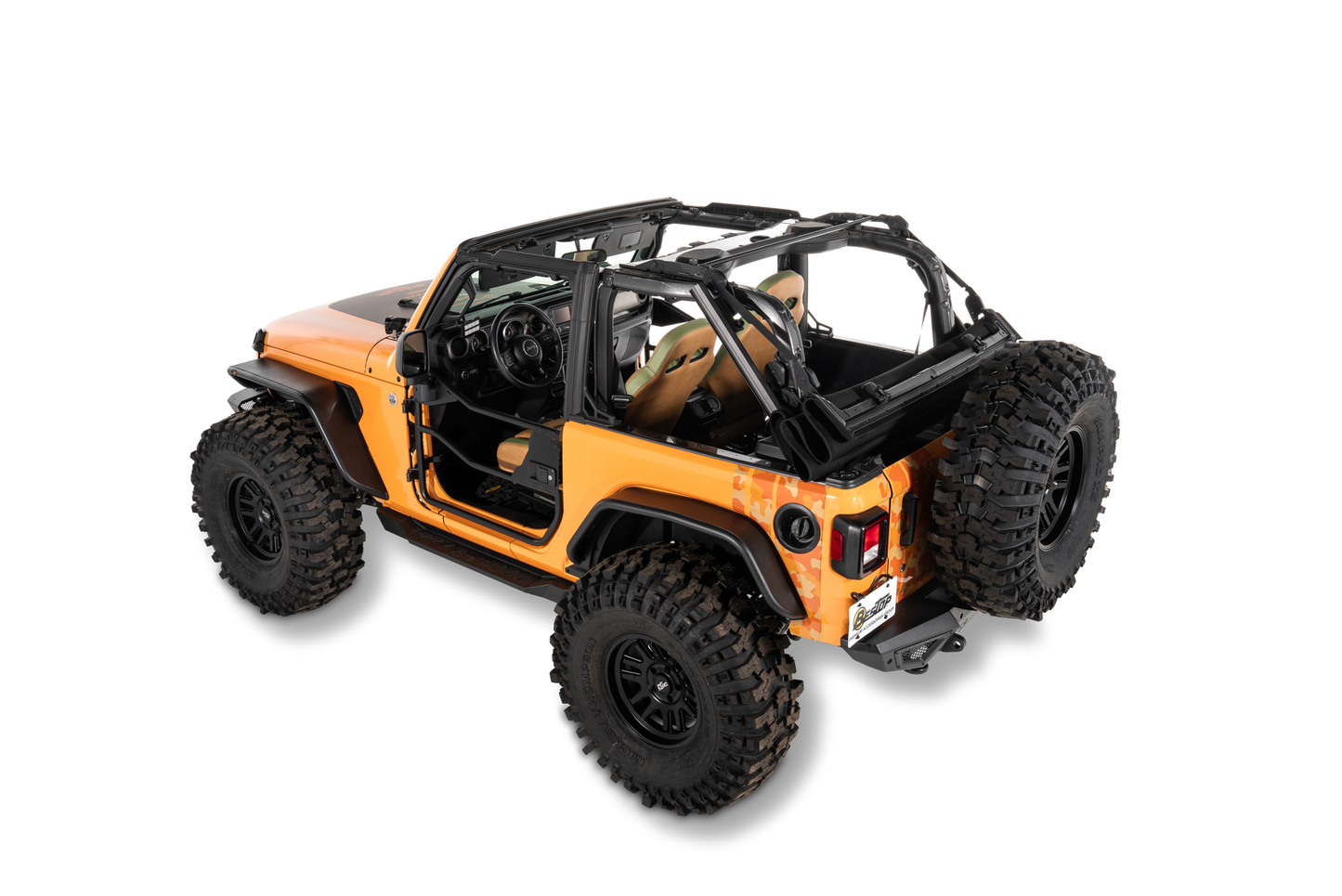 Bestop Trektop Glide 2-Door for JL - Jeep 2018-26 Wrangler JL (Black Diamond)