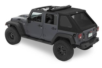 Bestop JEEP(R) Trektop - Jeep '07-18 Wrangler JK 4-Door (Premium Black Twill) by Bestop