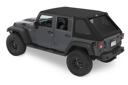 Bestop JEEP(R) Trektop - Jeep '07-18 Wrangler JK 4-Door (Premium Black Twill) by Bestop
