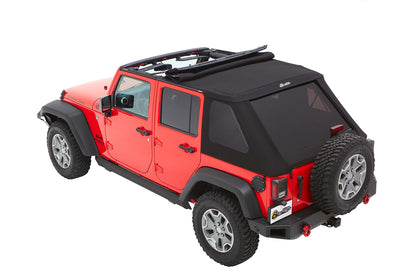 Bestop Trektop - Jeep '07-18 Wrangler JK 4-Door (Premium Black Twill)